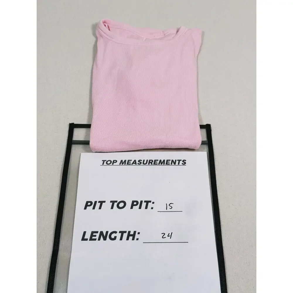 Lululemon Hold Tight Short Sleeve Shirt Size 2 Pink Peony Lounge Comfort Minimal